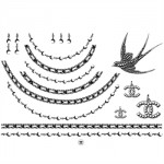 chanel temporary tattoos