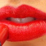 Red lipstick