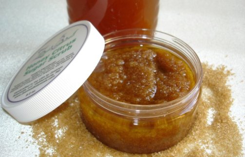honey sugar scrub