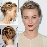 Julianne’s braided updo