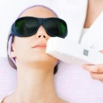 Removing the upper lip hair with laser