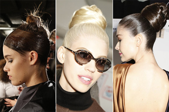 Slicked Back Buns